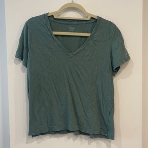 Madewell green t-shirt